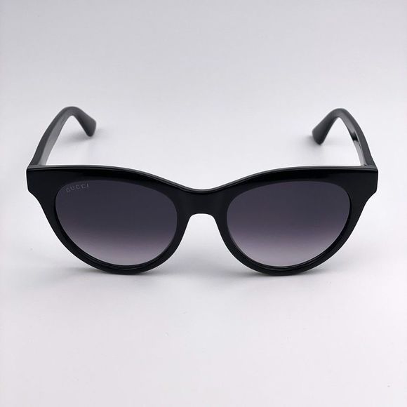 GUCCI GG0763S 001 Sunglasses Black Gray Gradient Cat Eye Women main image 4